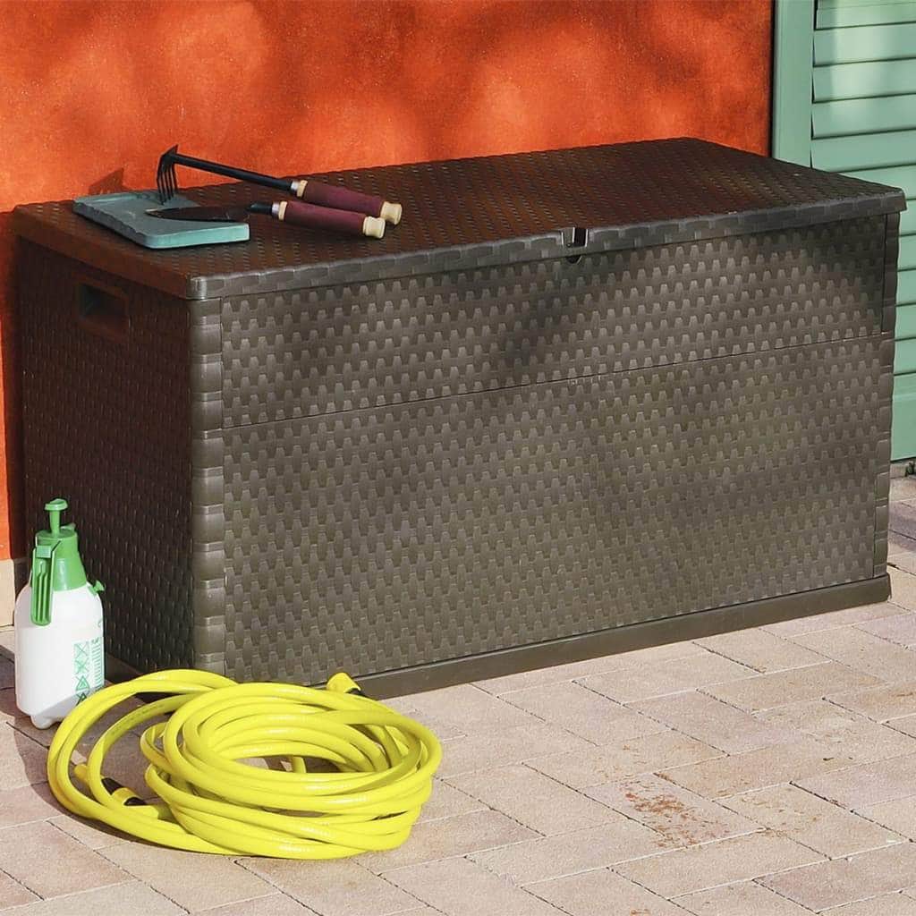 Garden Storage Box Brown