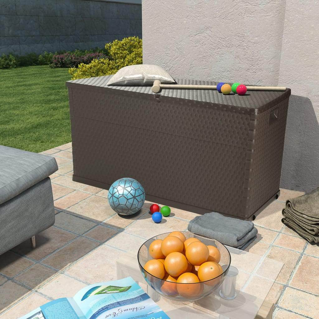 Garden Storage Box Brown - Simple deals