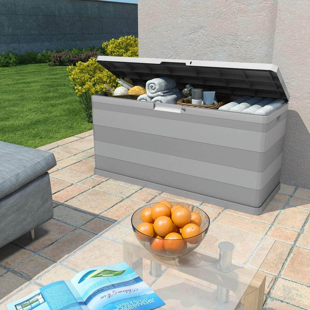 Garden Storage Box Grey
