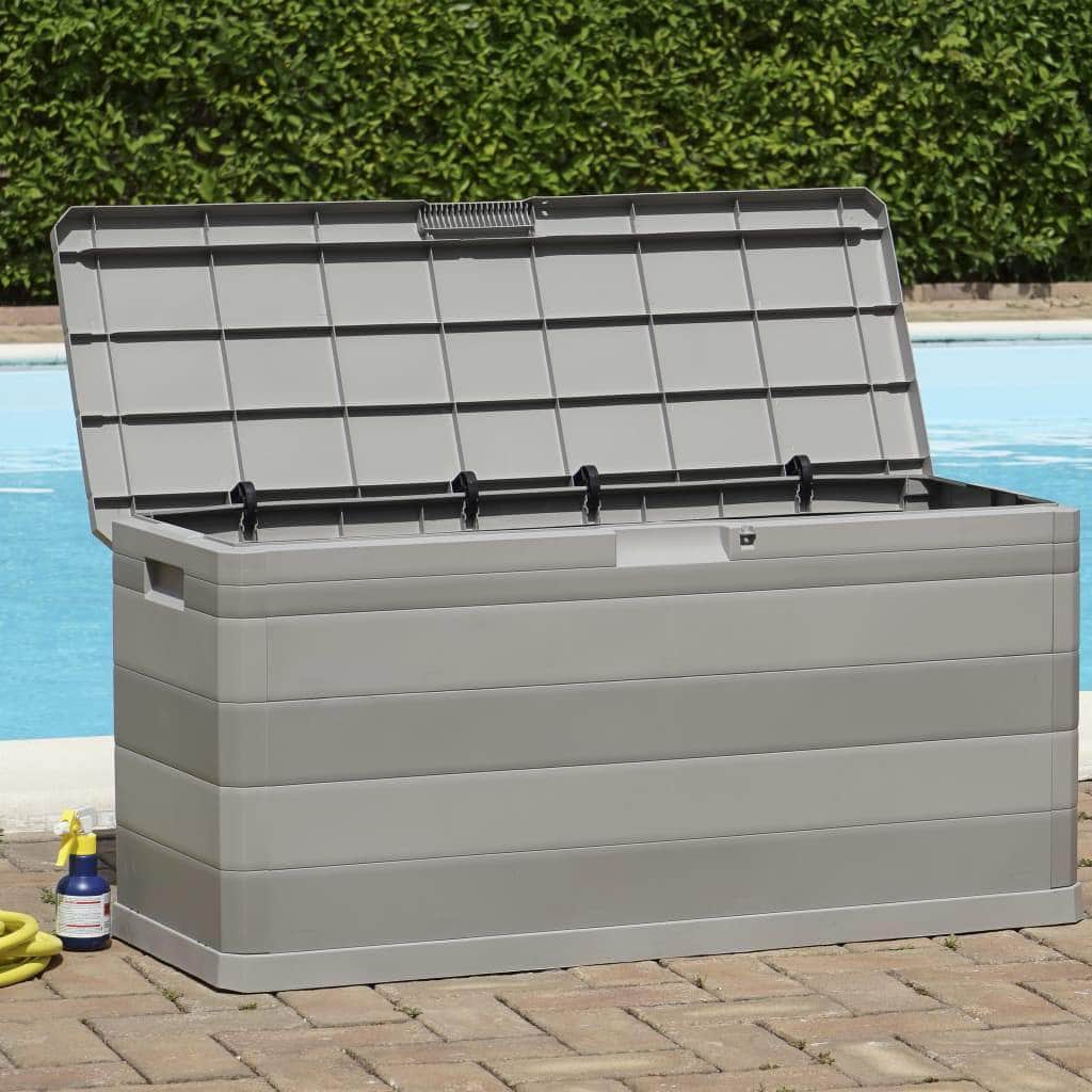Garden Storage Box Grey - Simple deals