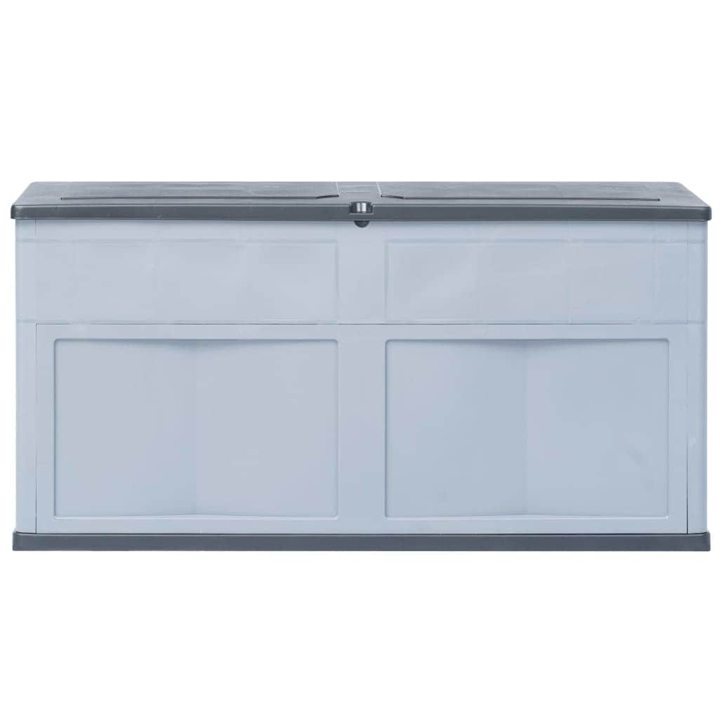 Garden Storage Box  Grey Black