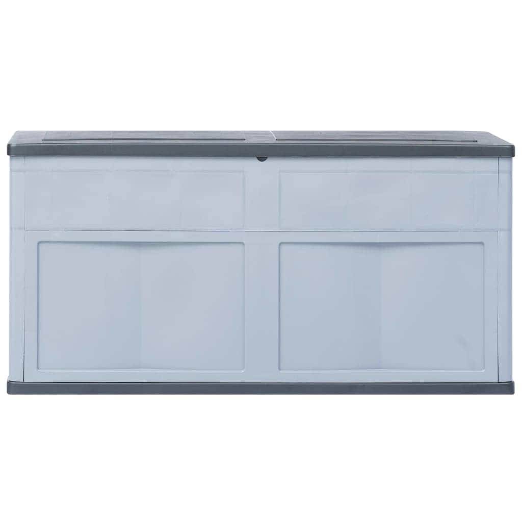 Garden Storage Box  Grey Black