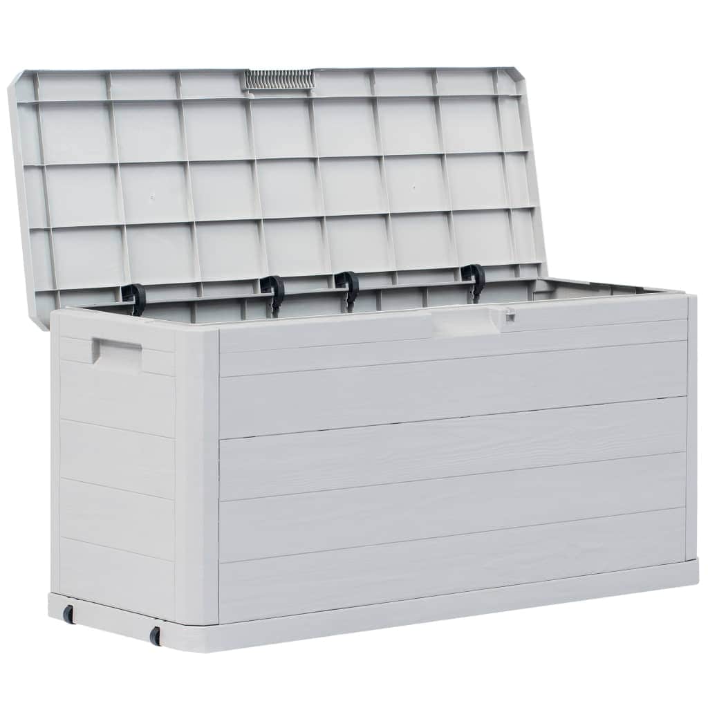 Garden Storage Box Light Grey