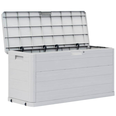 Garden Storage Box Light Grey