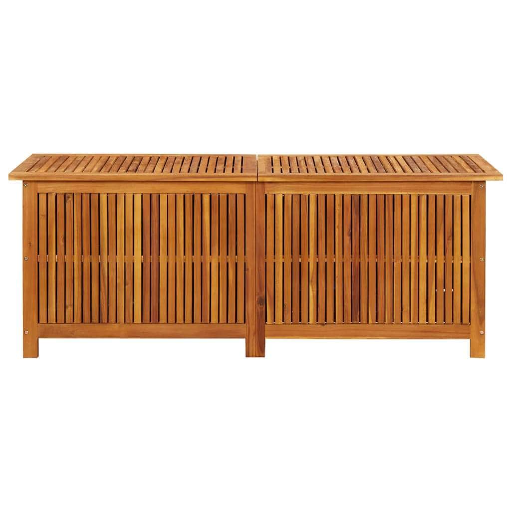 Wood finish - Garden Storage Box Solid Wood Acacia