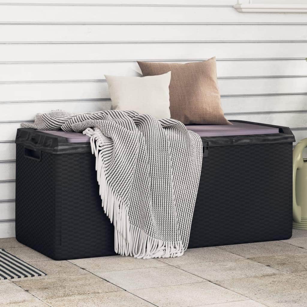 Garden Storage Box with Seat Cushion Anthracite