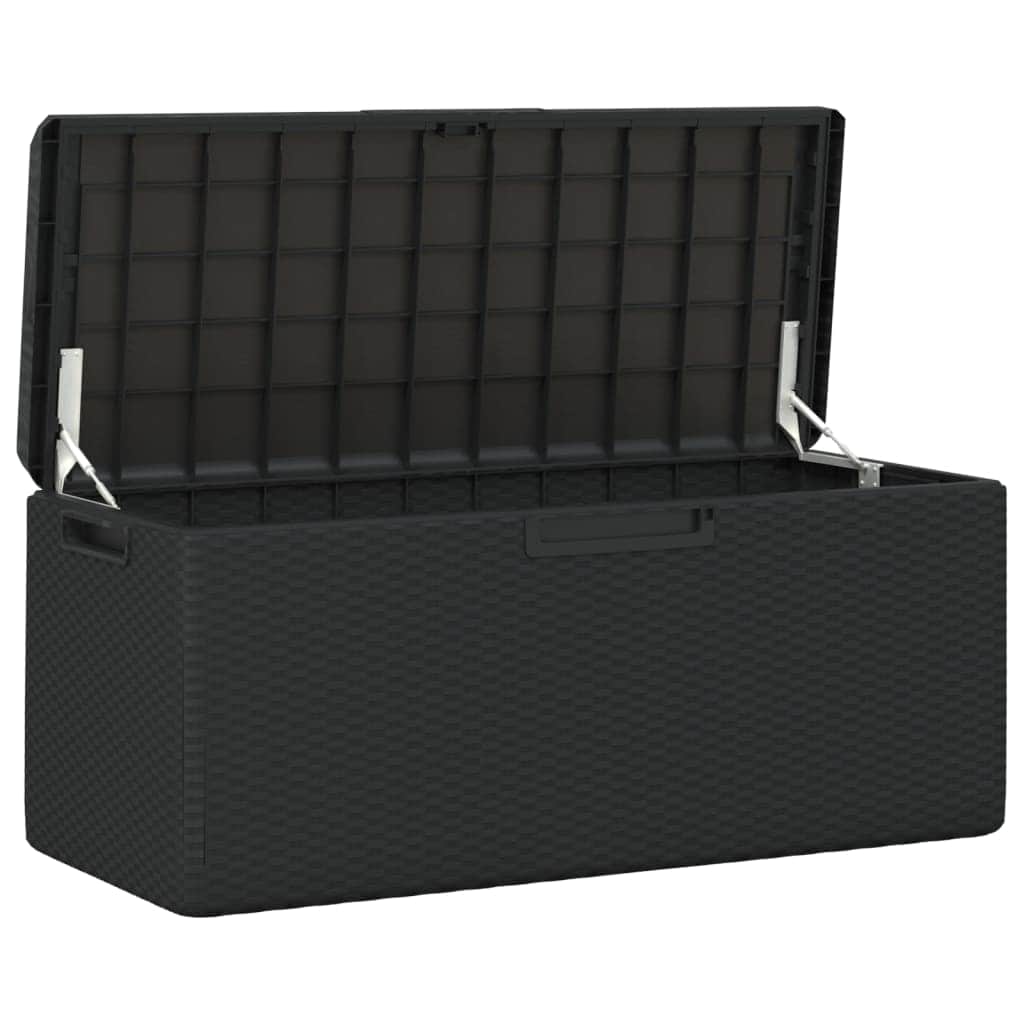 Garden Storage Box with Seat Cushion Anthracite