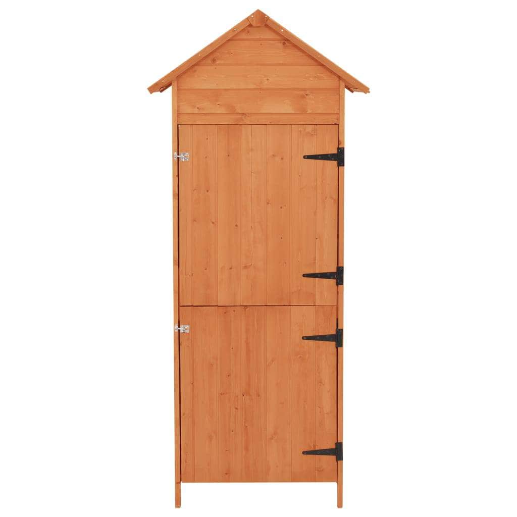 Garden Storage Cabinet Brown