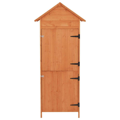 Garden Storage Cabinet Brown