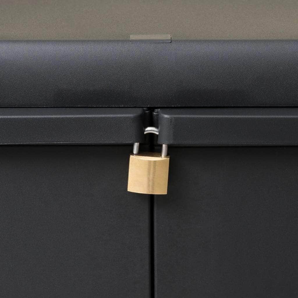 Garden Storage Cabinet with 1 Shelf Black - Simple deals