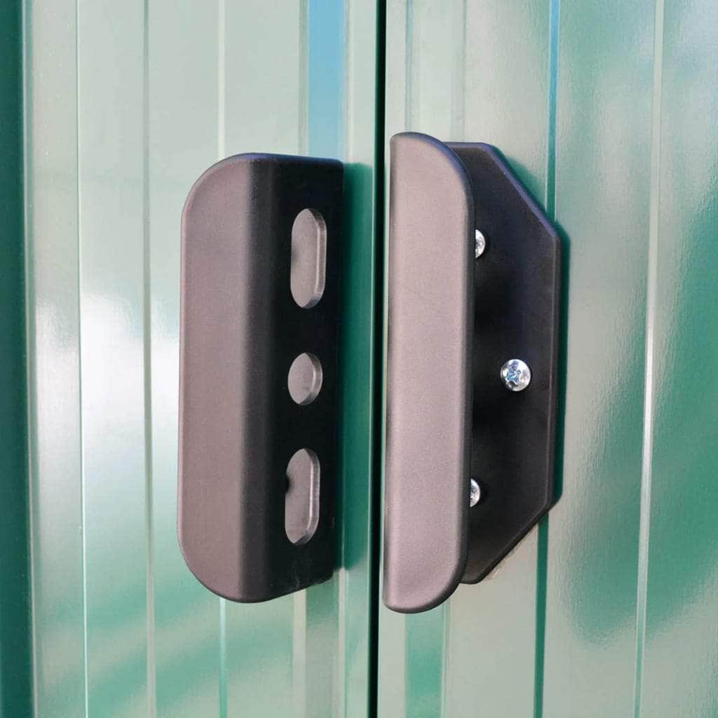 Garden Storage Shed Green Metal