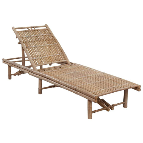 Garden Sun Lounger with Cushion