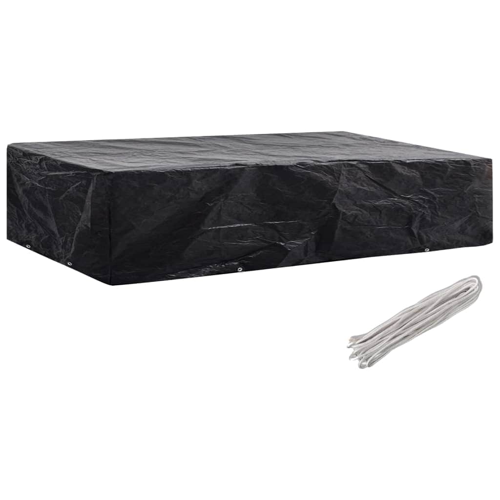 Garden Sunlounger Cover 2 pcs 8 Eyelets