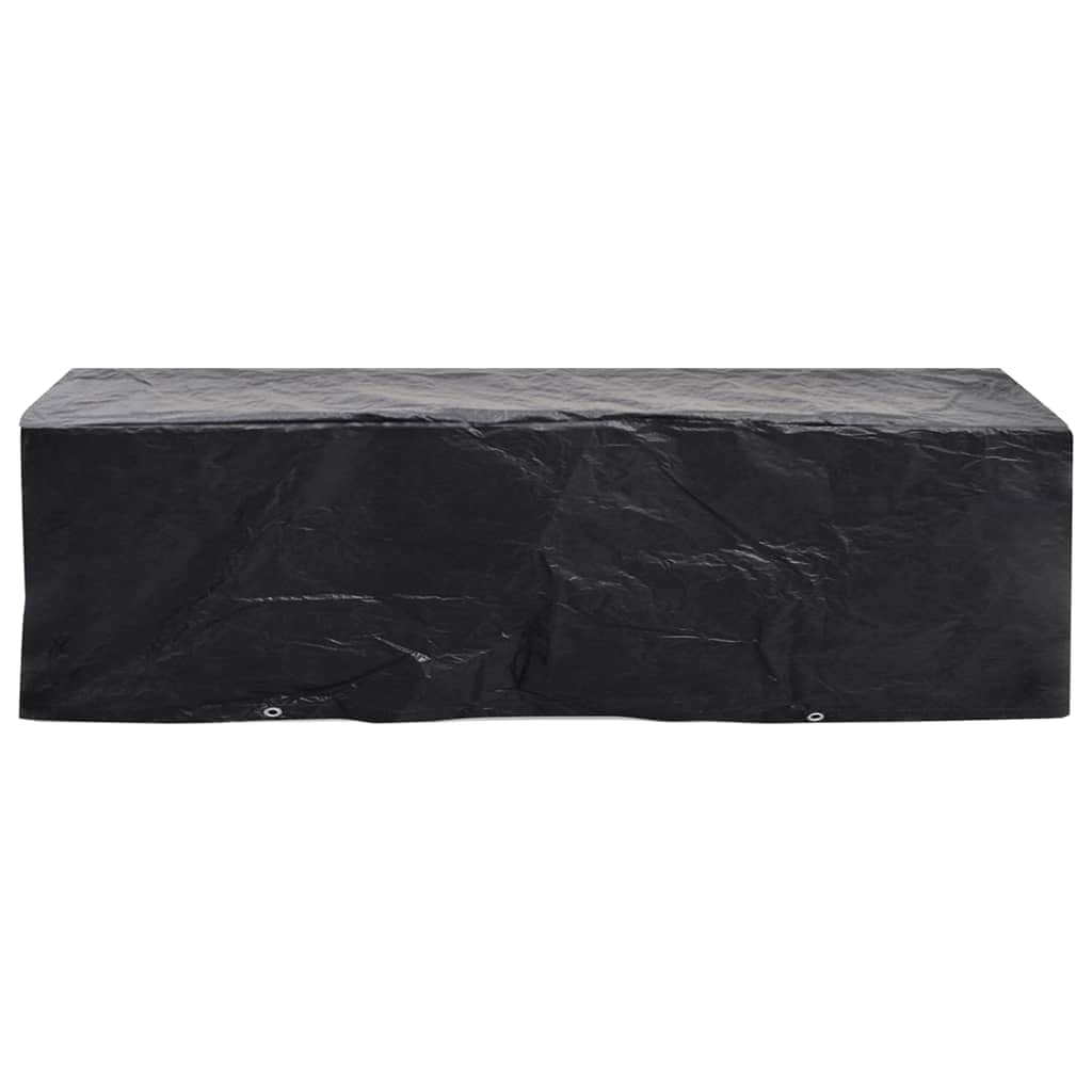Garden Sunlounger Cover 2 pcs 8 Eyelets
