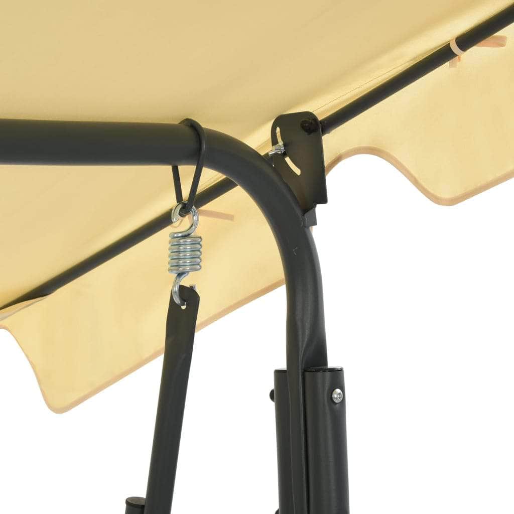 Garden Swing Chair Cream White