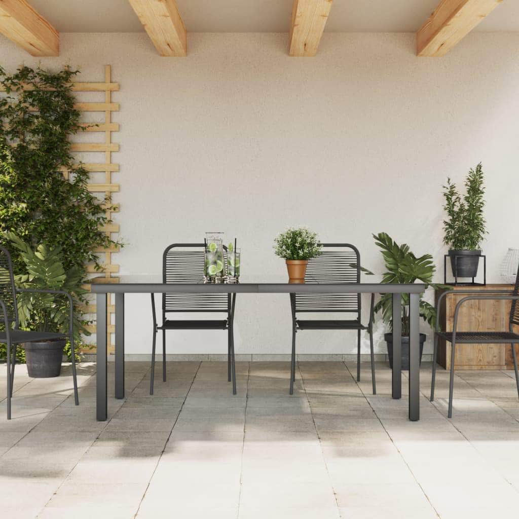Garden Table Aluminium and Glass