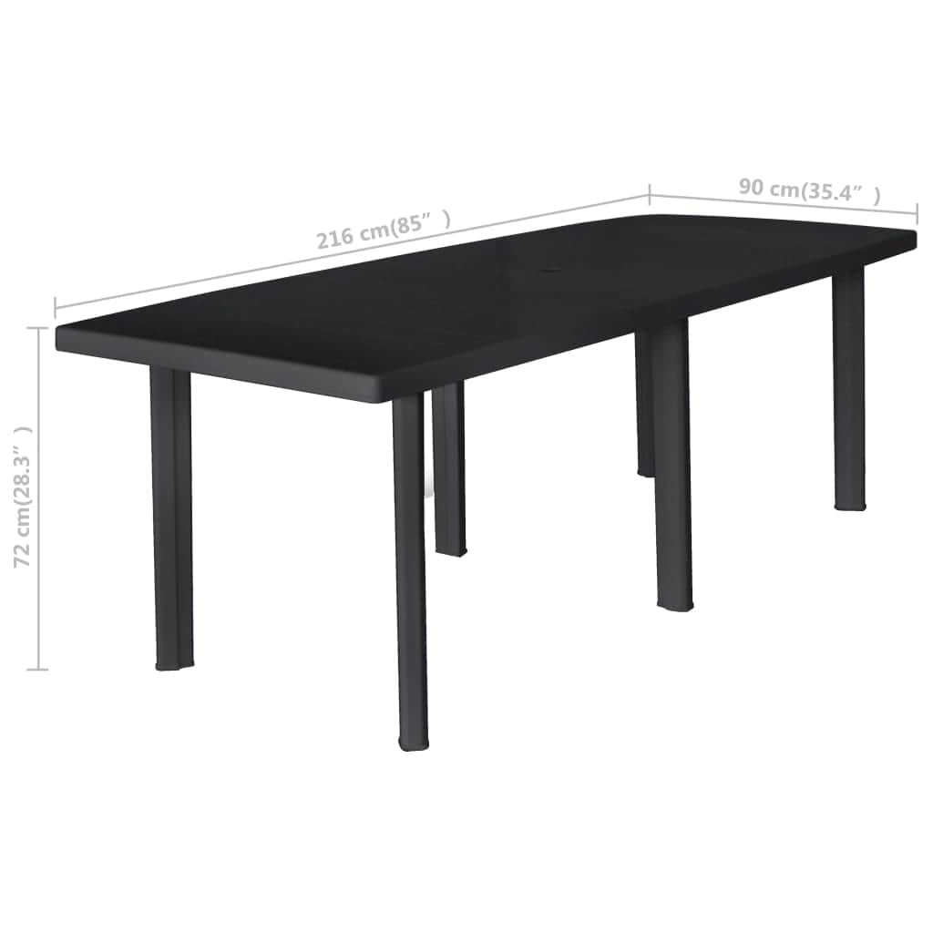 Garden Table Anthracite