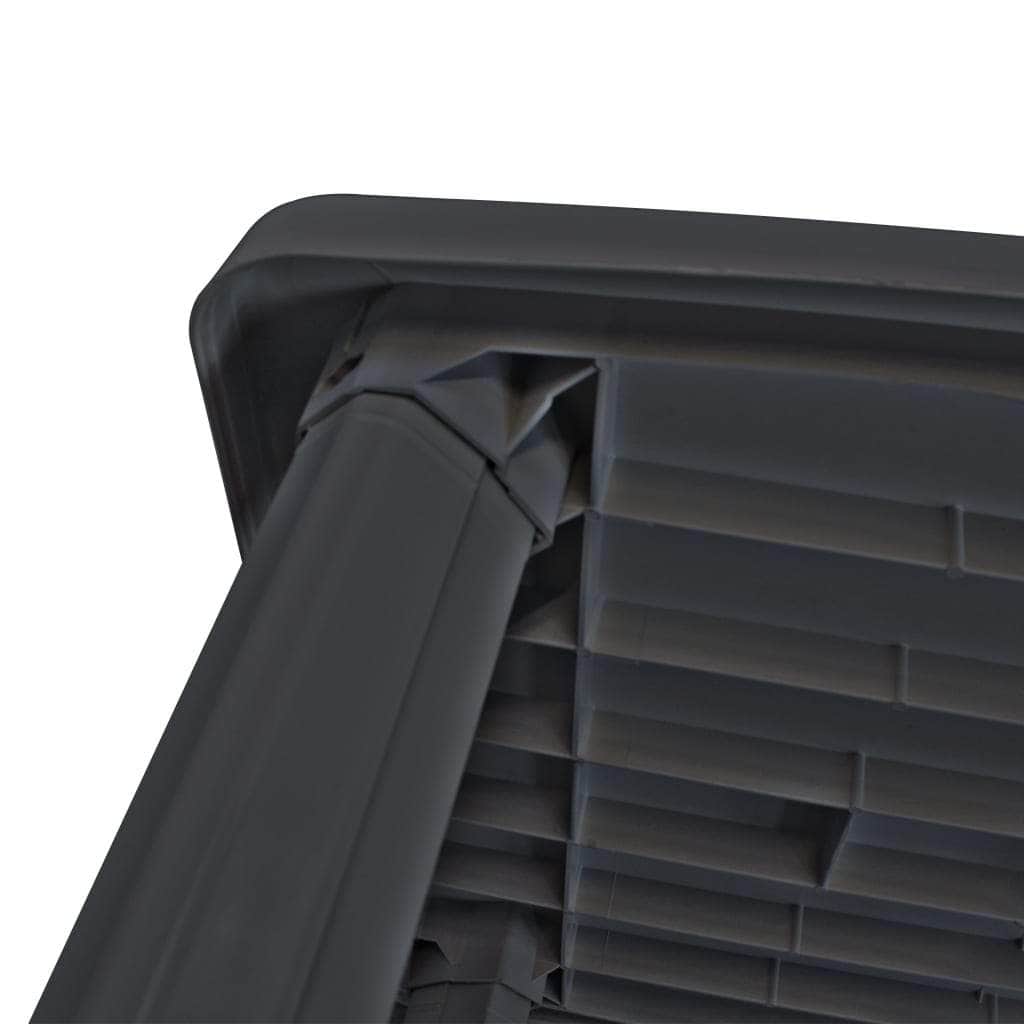 Garden Table Anthracite Plastic