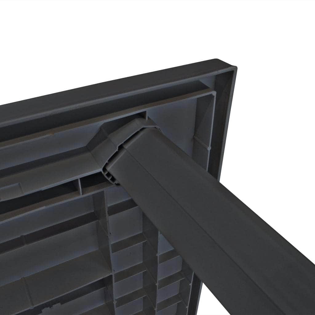 Garden Table Anthracite plastic - Simple deals