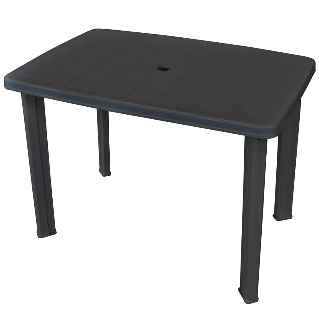 Garden Table Anthracite Plastic - Simple deals