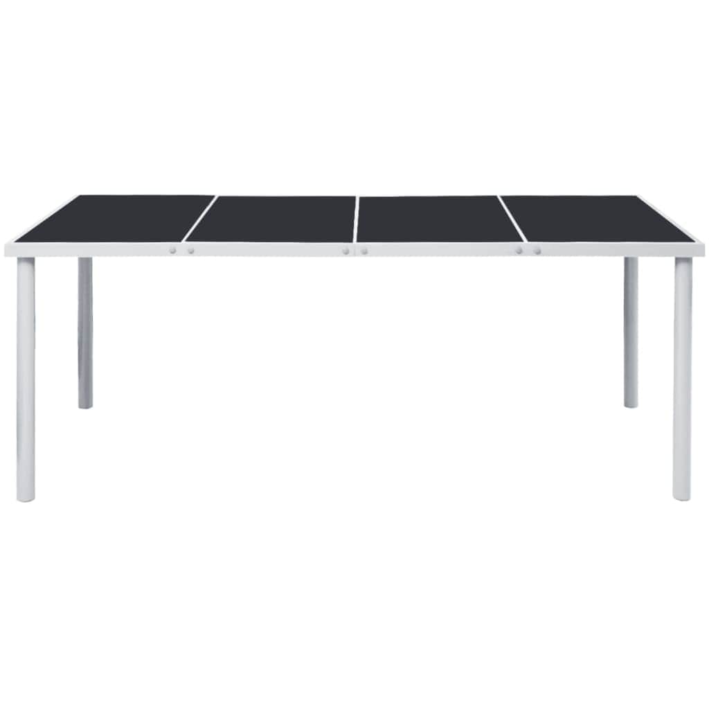 Garden Table, Black Steel - Simple deals