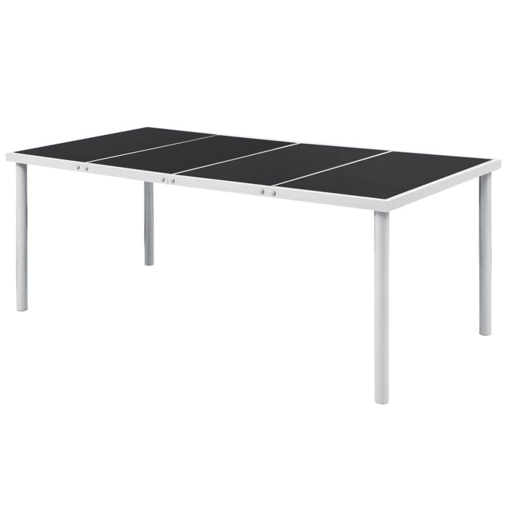 Garden Table, Black Steel - Simple deals