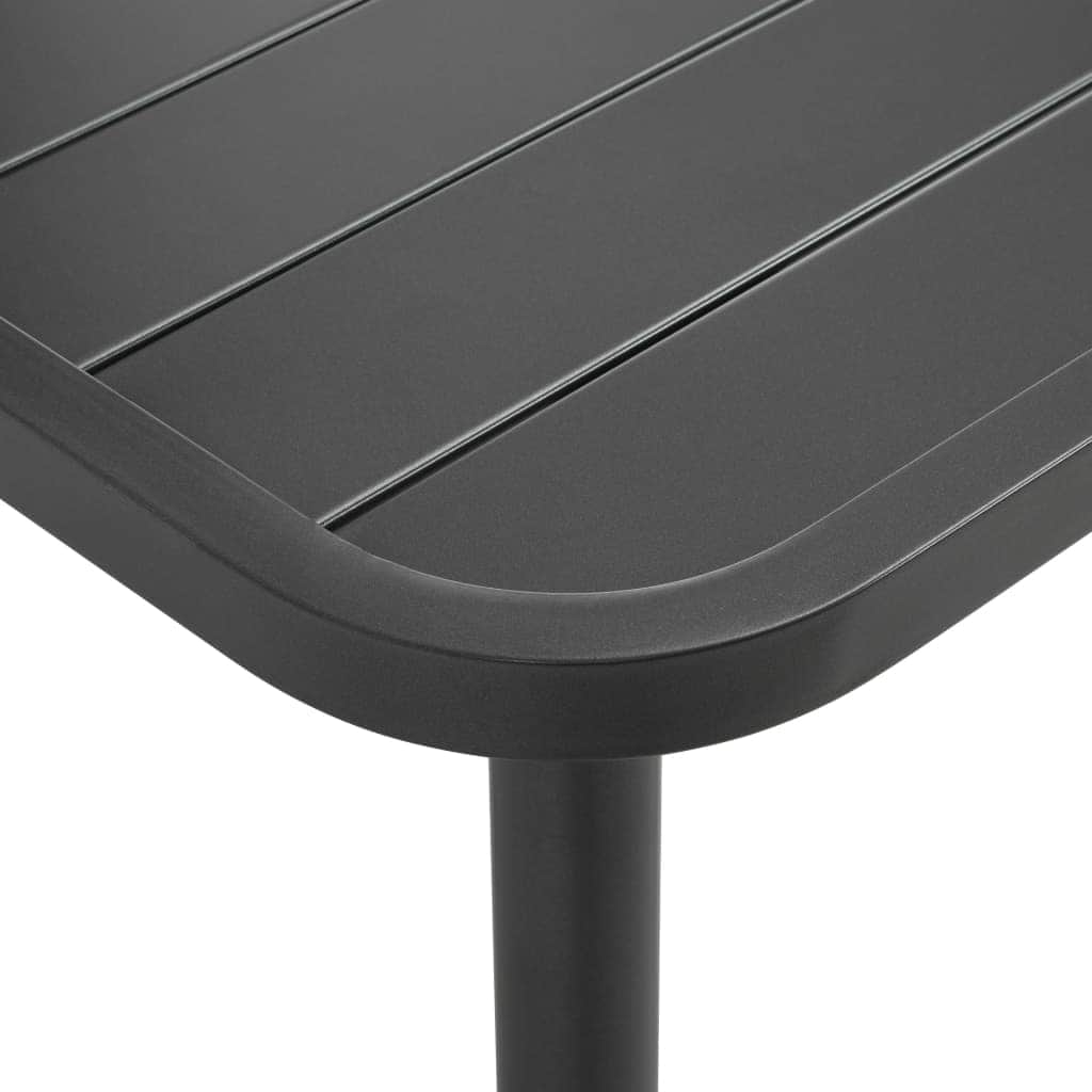 Garden Table Dark Grey Steel - Simple deals