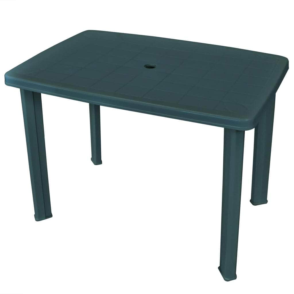 Garden Table Green Plastic - Simple deals