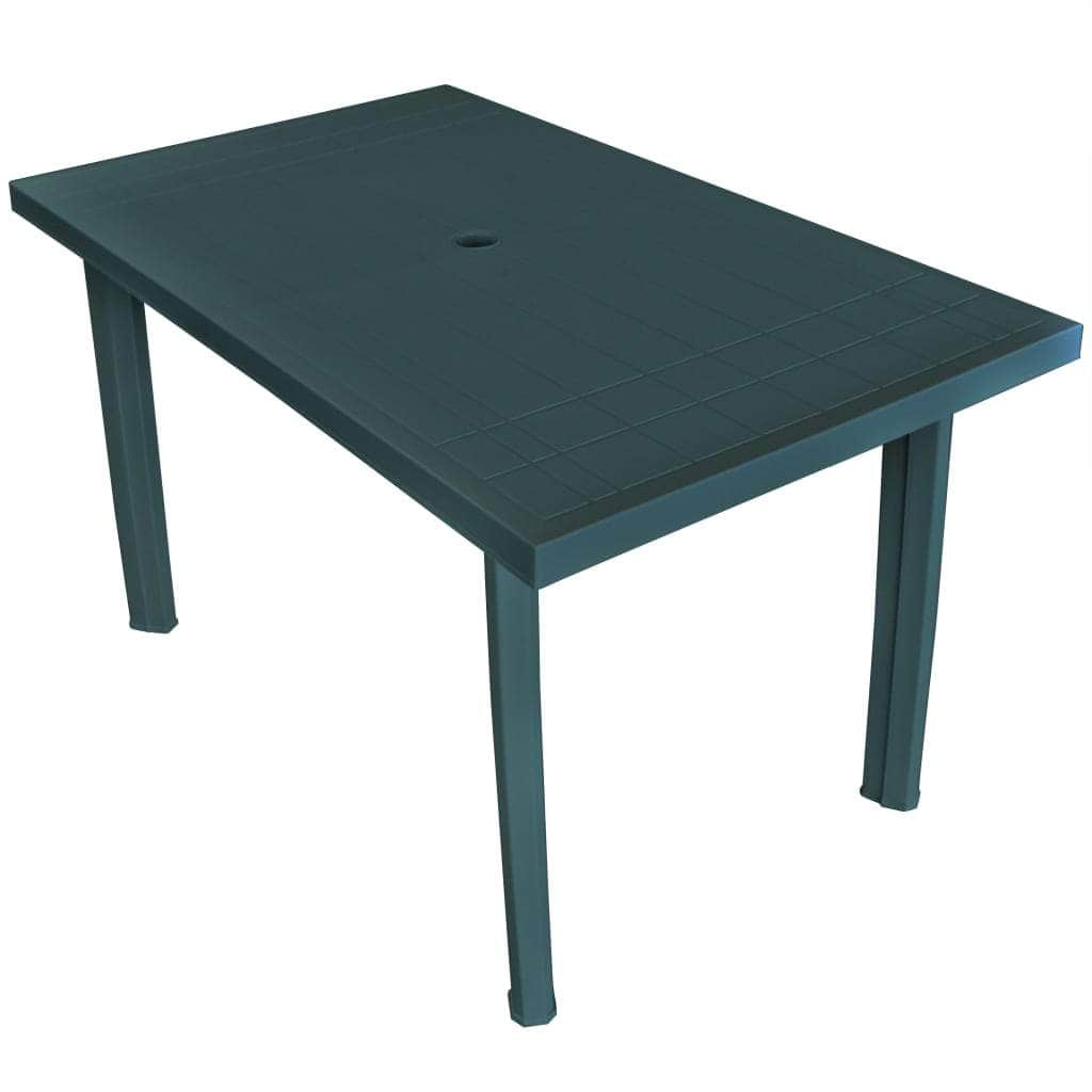 Garden Table Green Plastic - Simple deals