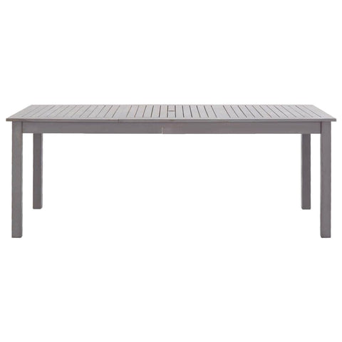 Garden Table Grey Wash Solid Acacia Wood