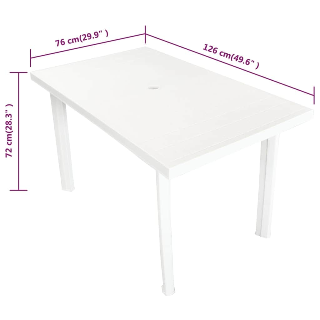 Garden Table Plastic