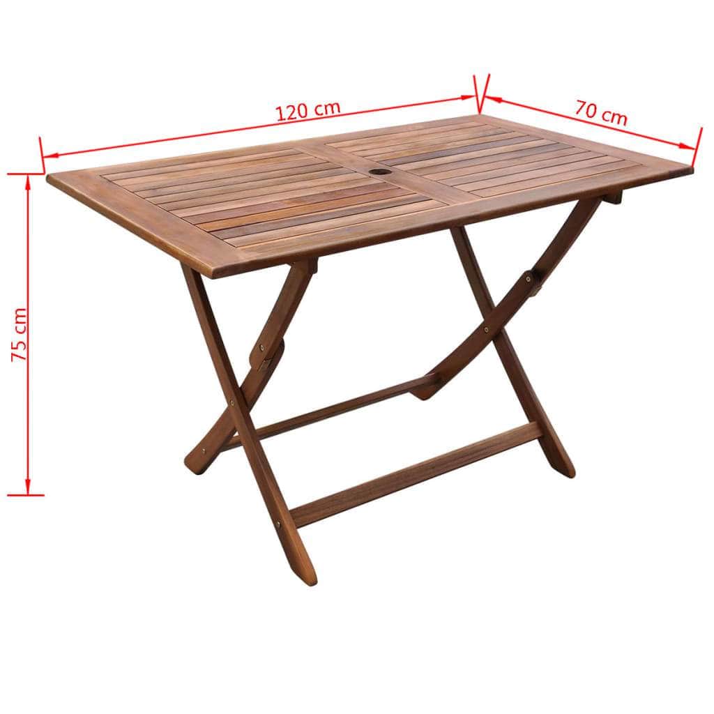 Garden Table - Solid Acacia Wood