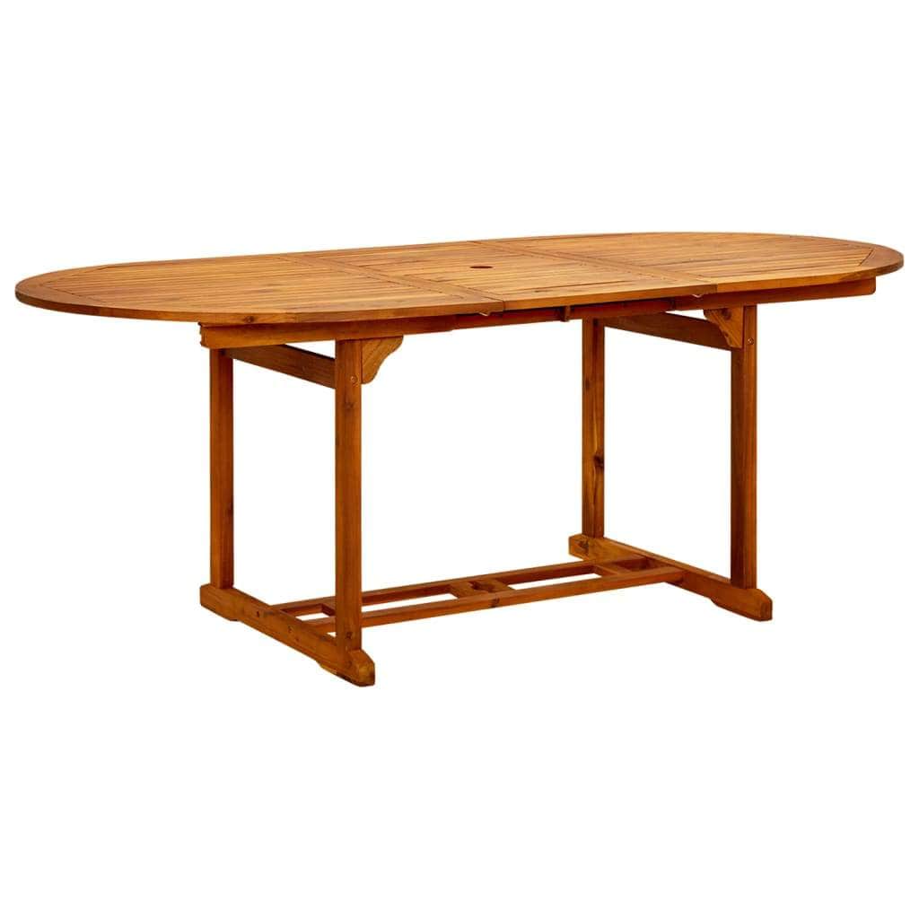 Garden Table Solid Acacia Wood - Simple deals
