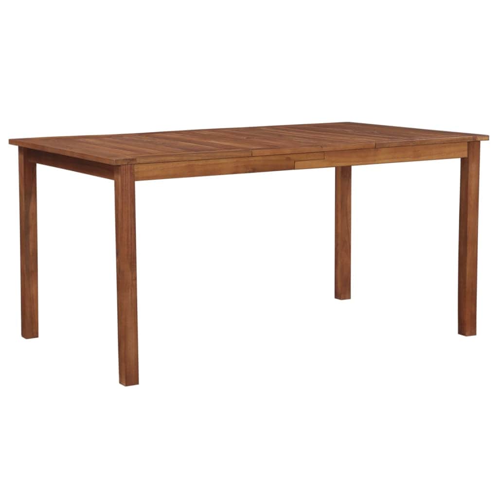 Garden Table Solid Acacia Wood - Brown - Simple deals