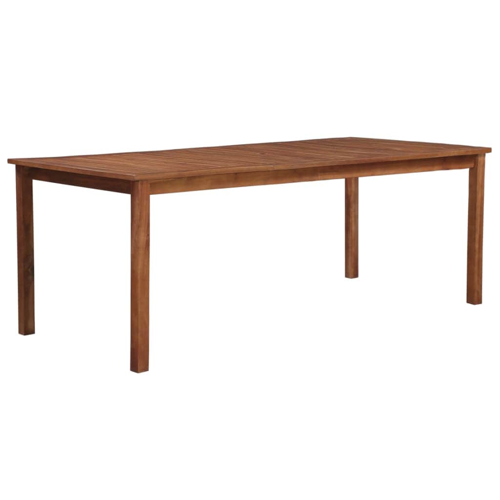 Garden Table Solid Acacia Wood, Brown - Simple deals