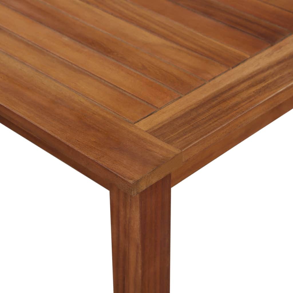 Garden Table Solid Acacia Wood - Brown - Simple deals