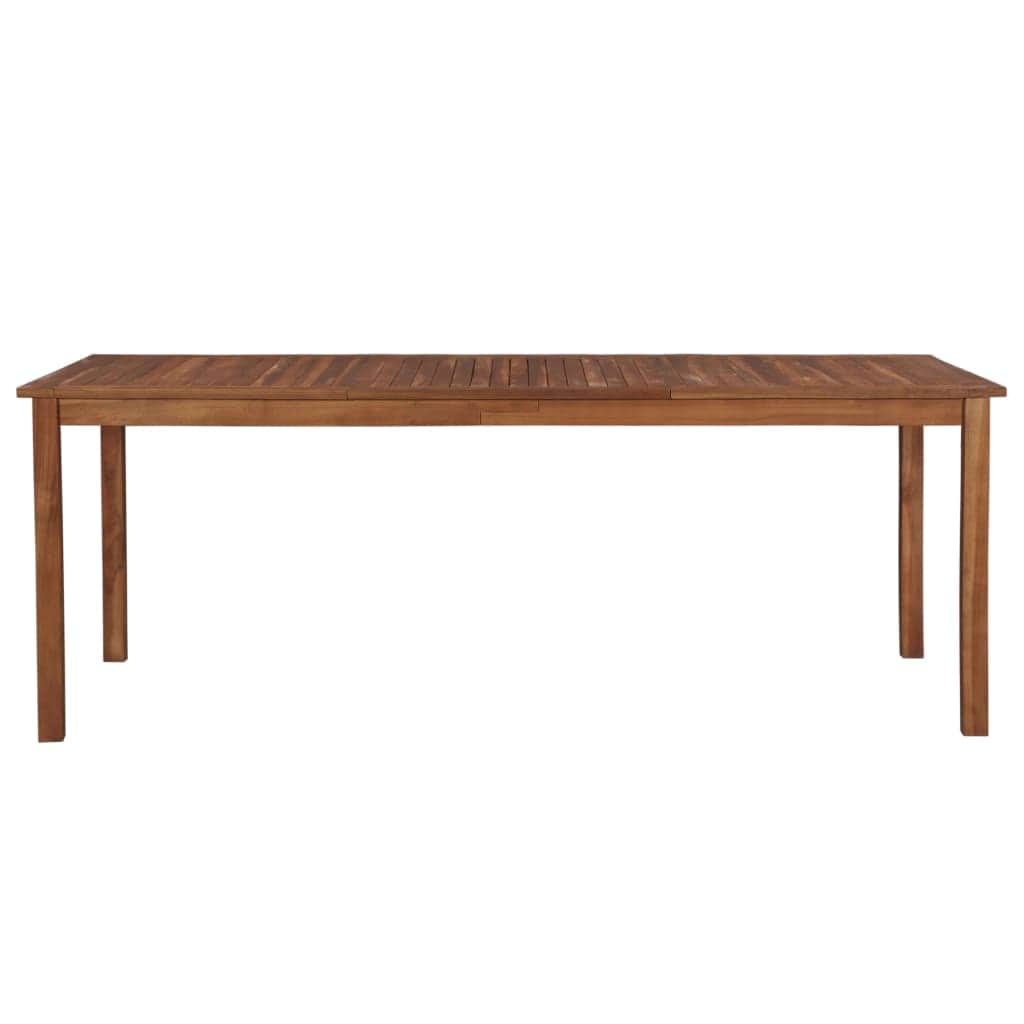 Garden Table Solid Acacia Wood, Brown - Simple deals