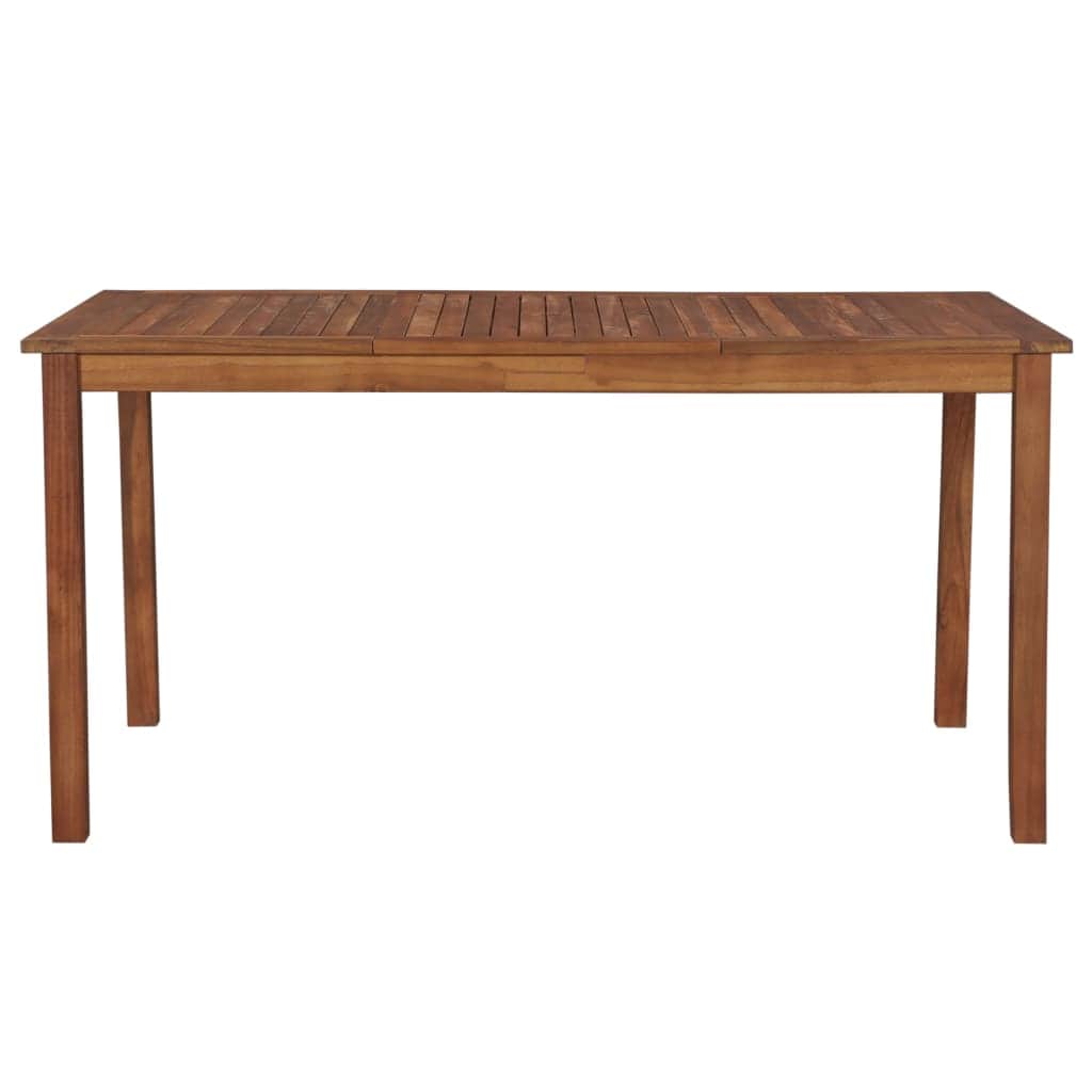 Garden Table Solid Acacia Wood - Brown - Simple deals