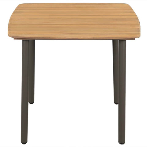 Garden Table Solid Acacia Wood & Steel