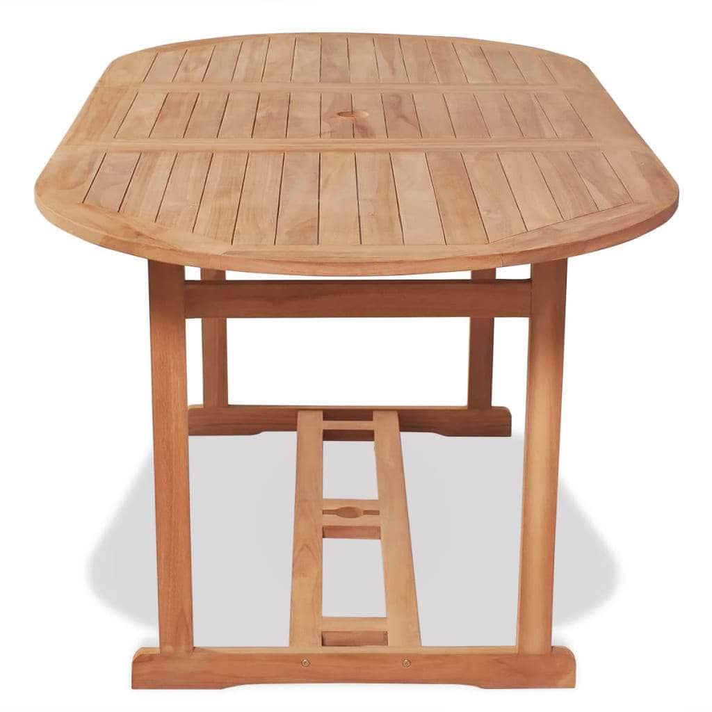 Garden Table, Solid Teak Wood - Simple deals