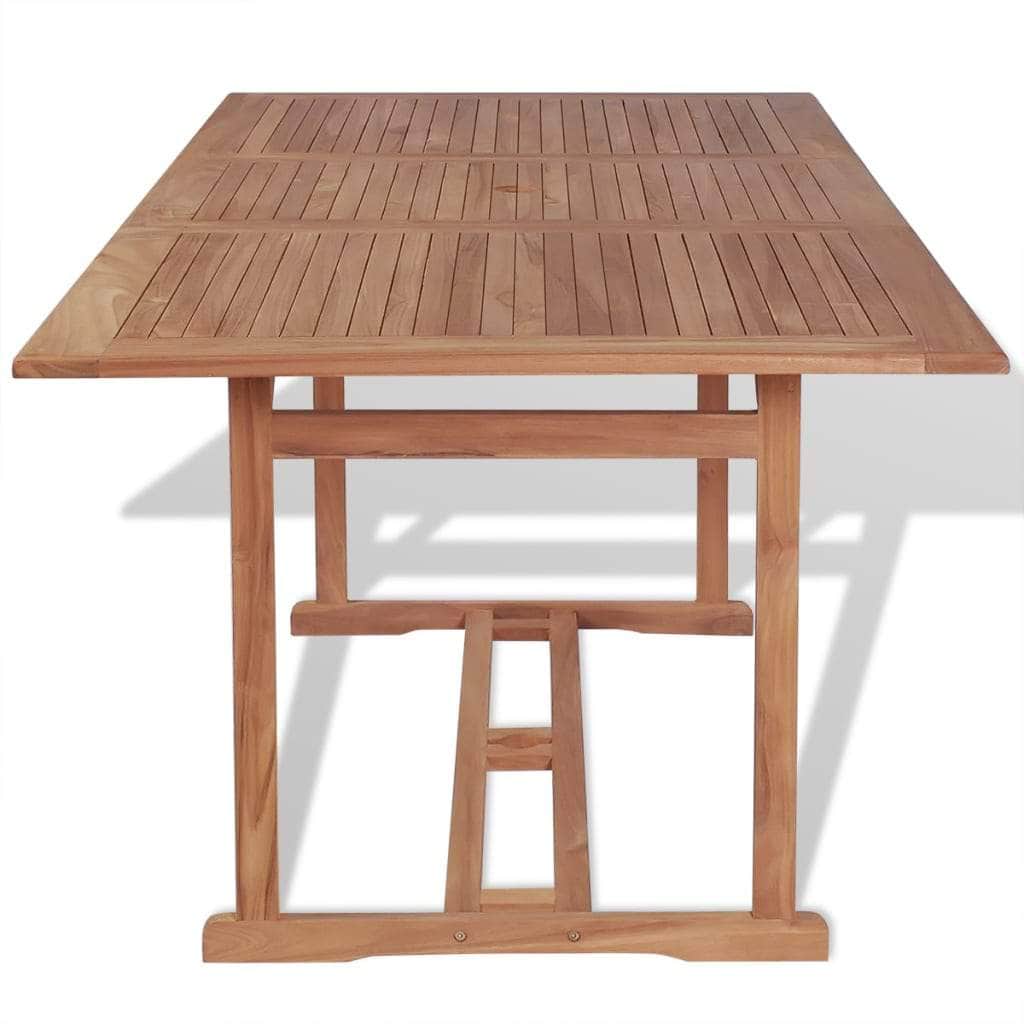Garden Table, Solid Teak Wood - Simple deals