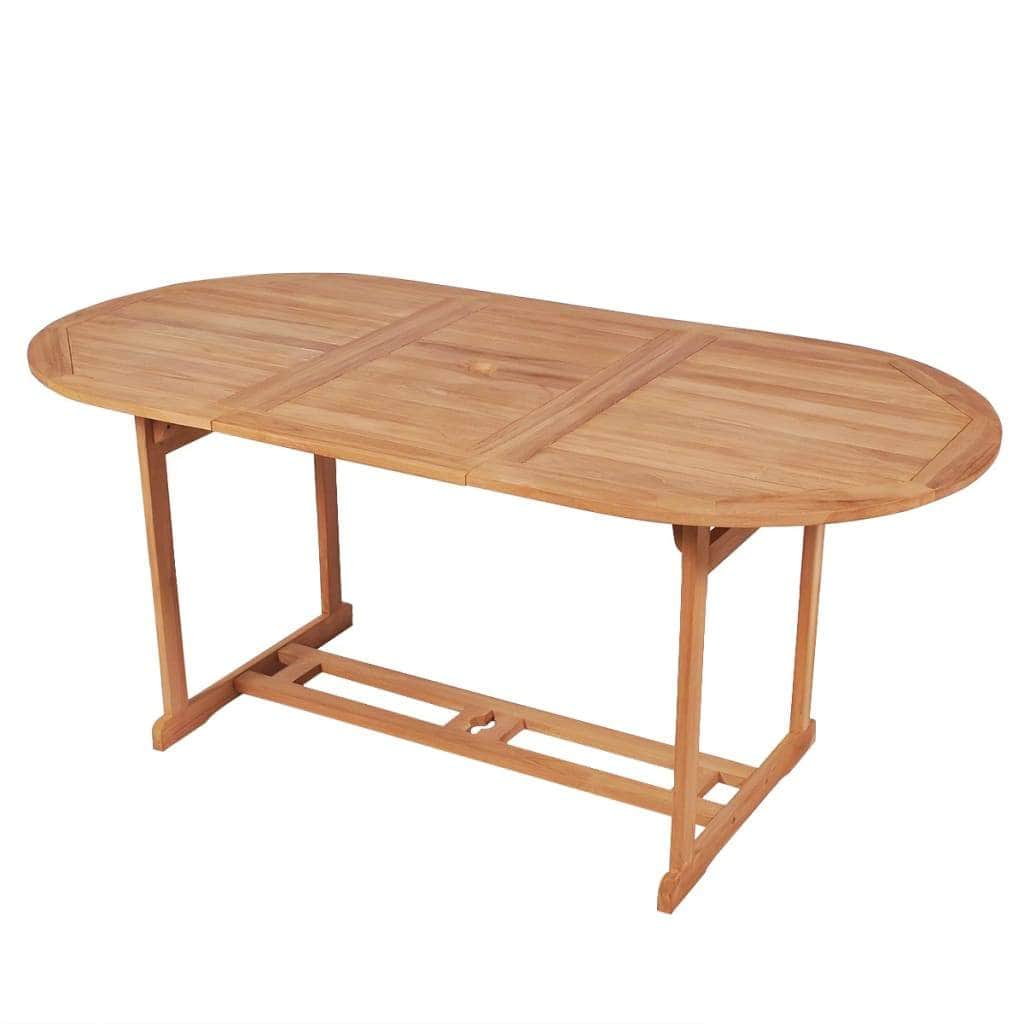 Garden Table, Solid Teak Wood - Simple deals