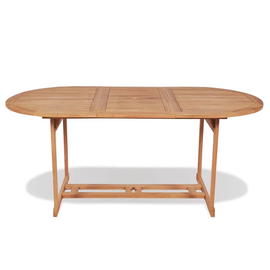 Garden Table, Solid Teak Wood - Simple deals