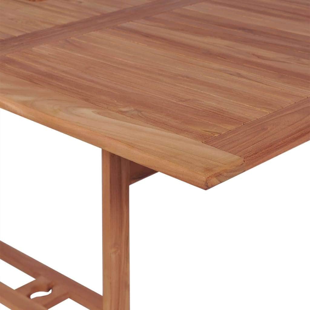 Garden Table, Solid Teak Wood - Simple deals