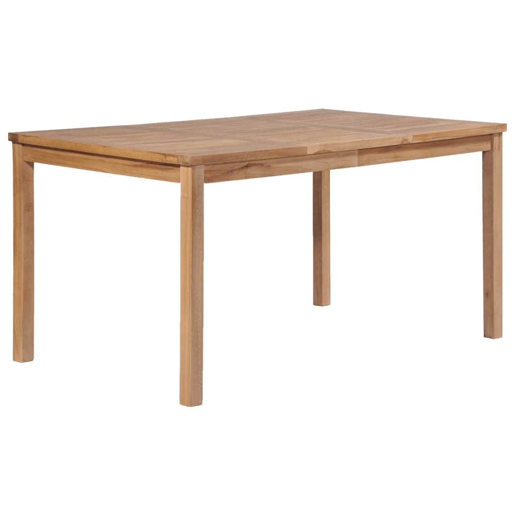 Garden Table Solid Teak Wood - Simple deals