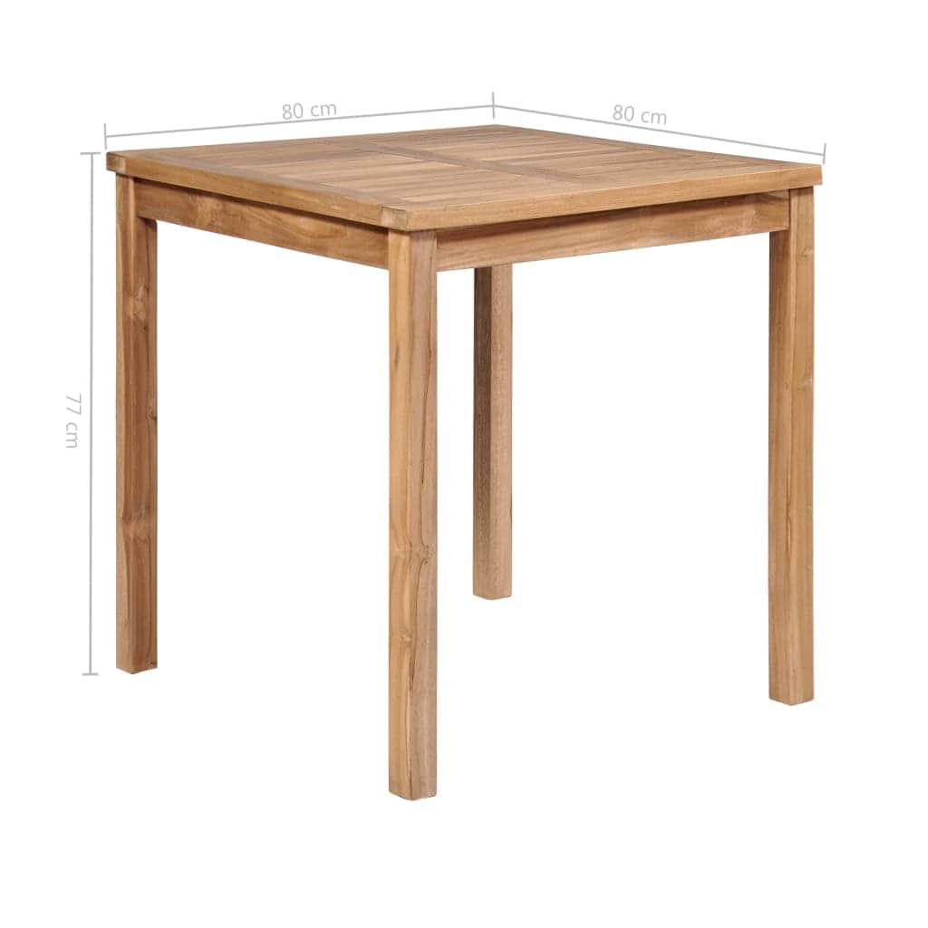 Garden Table Solid - Teak Wood - Simple deals