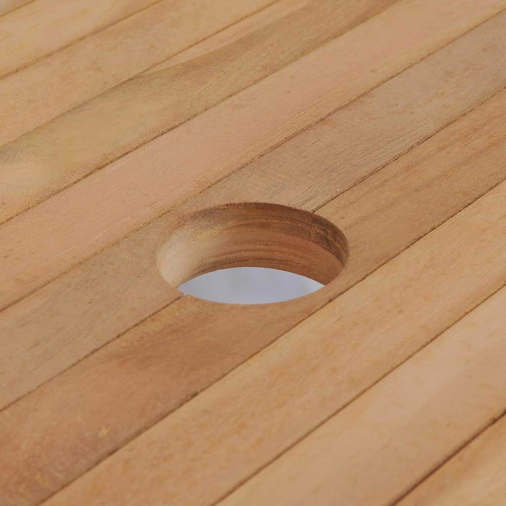 Garden Table, Solid Teak Wood - Simple deals