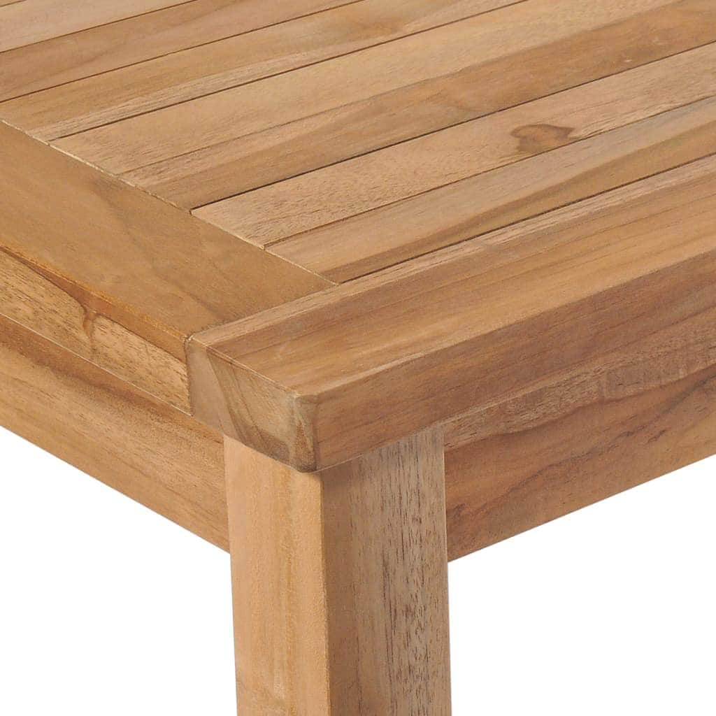 Garden Table Solid Teak Wood - Simple deals