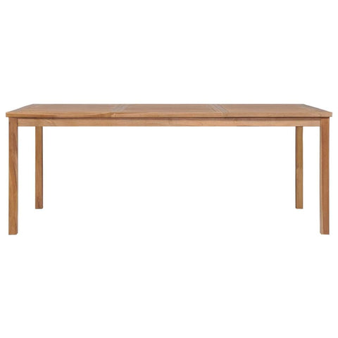 Garden Table Solid Teak Wood - Natural