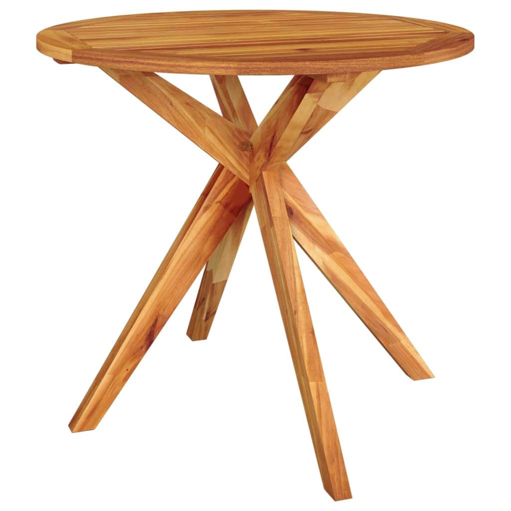 Wood finish - Garden Table Solid Wood Acacia